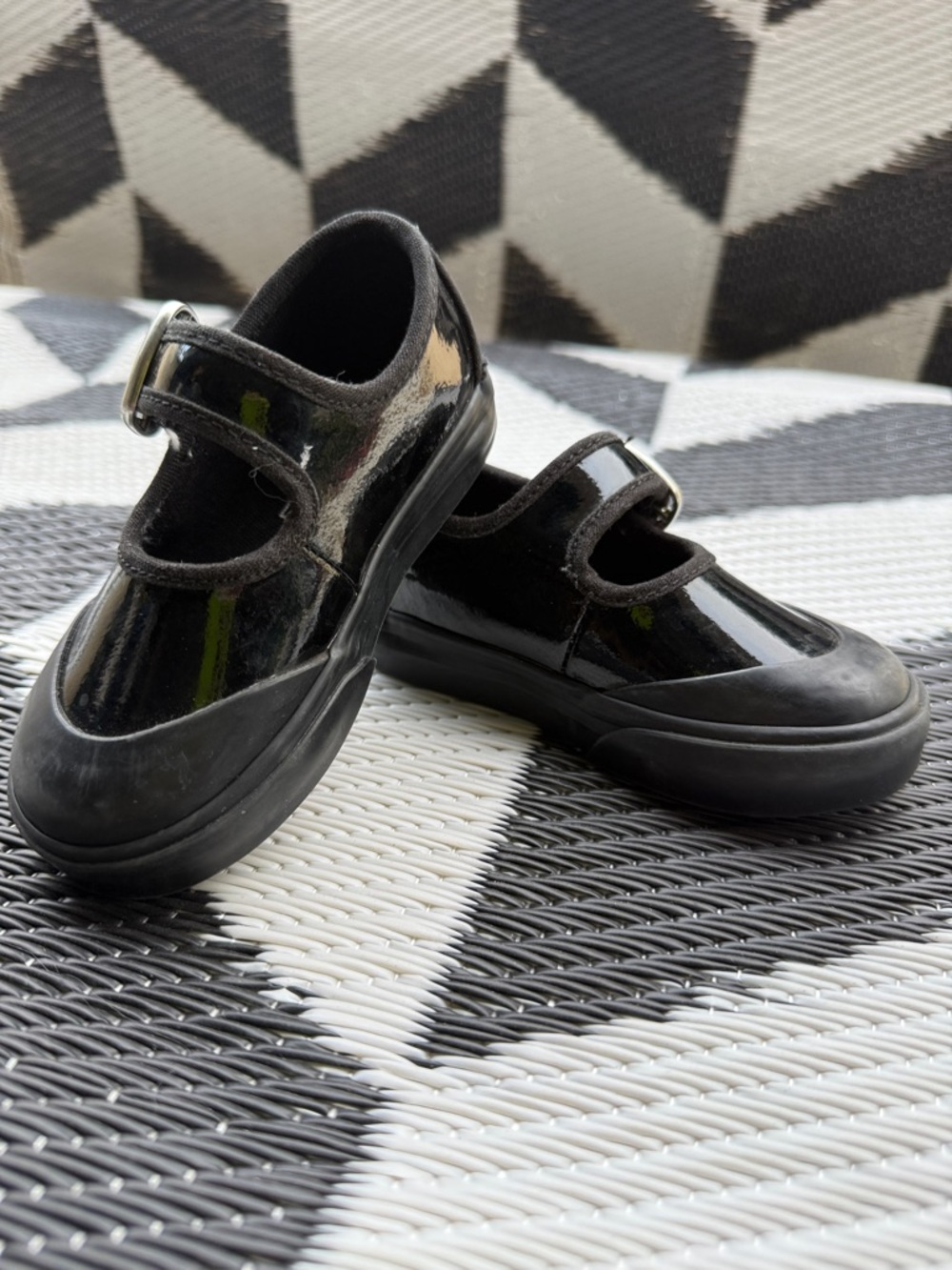 Vans  Patent Mary Jane School Shoes- Girl